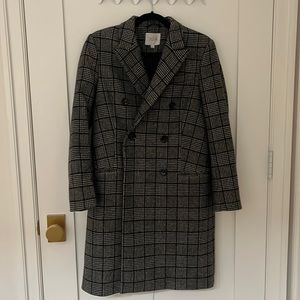 Swedish brand Dagmar classic grey overcoat. Size 36 perfect for fall and winter!